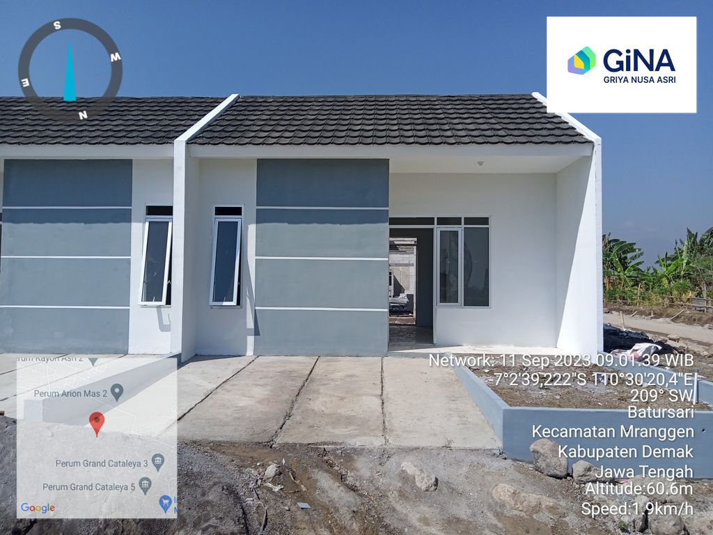 foto contoh rumah perumahan Griya Nusa Asri