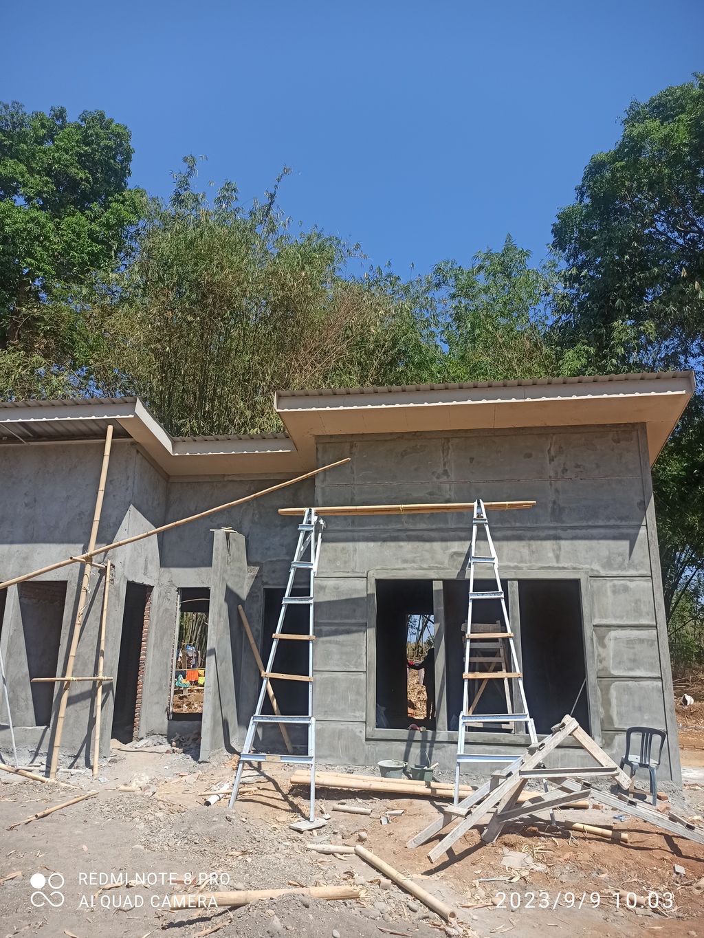 foto tampak rumah tipe 36/72 perumahan VILLA MUTIARA MADINAH