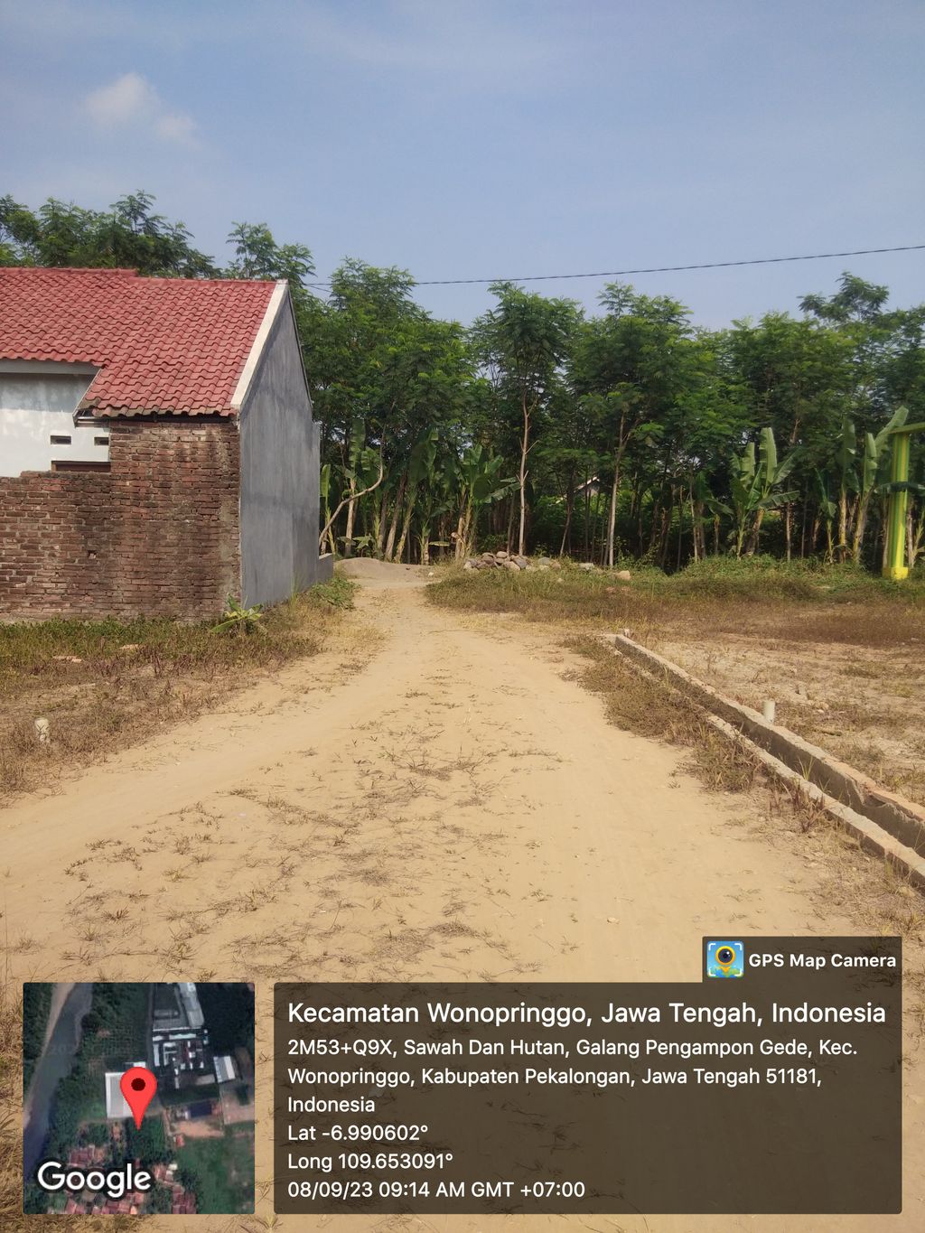 foto posisi tengah perumahan REYHAN RESIDENCE GALANGPENGAMPON 2