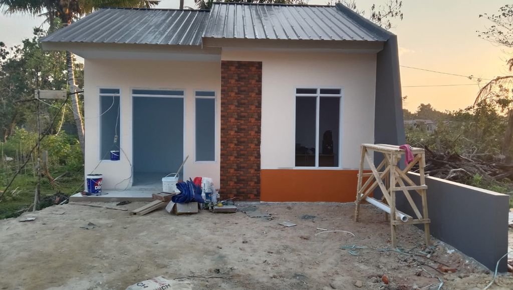 foto tampak rumah tipe 36 perumahan AISYAH RESIDENCE