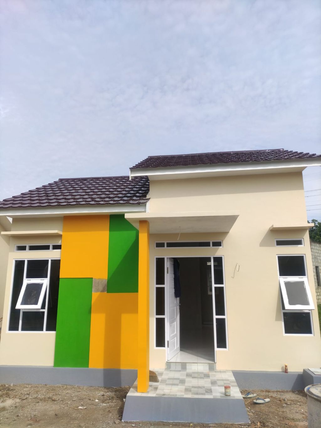 foto tampak rumah tipe 36 perumahan RAFANDA RESIDENCE 7