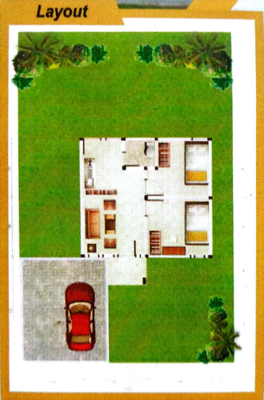 foto denah rumah tipe 36 perumahan RAFANDA RESIDENCE 7