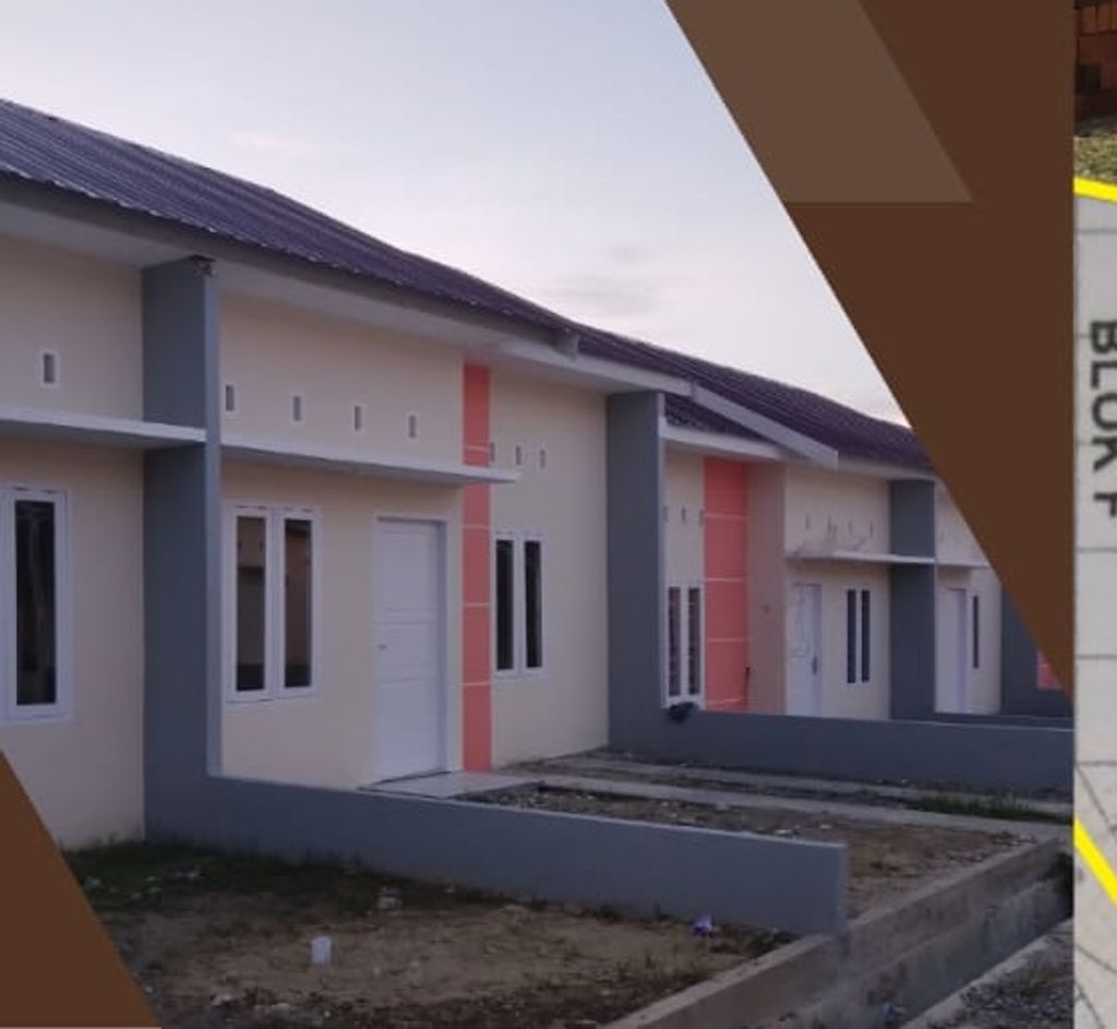 foto tampak rumah tipe 36 perumahan POLE LEMBANG RESIDENCE