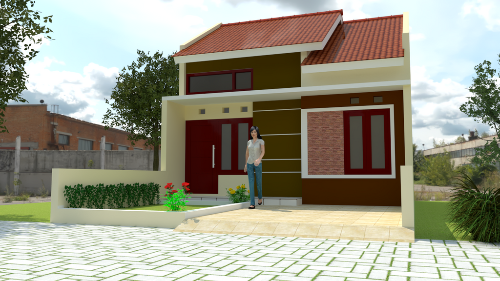 foto tampak rumah tipe 30 SUBSIDI perumahan PERUMAHAN GENDIS REGENCY 6