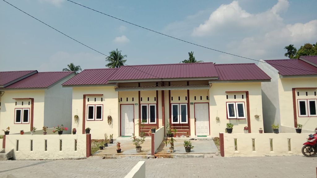 foto tampak rumah tipe 36/91 perumahan PURI MENCIRIM ASRI TAHAP 4