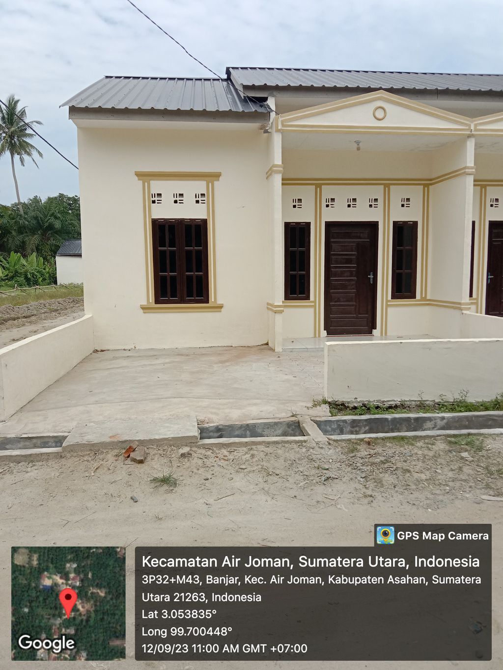foto tampak rumah tipe 36 perumahan PERUMAHAN INDAH PERMAI BANGUN SARI