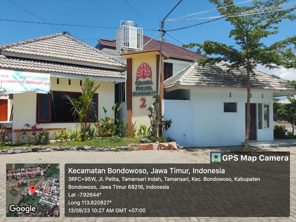 foto posisi tengah perumahan Graha Pelita Regency