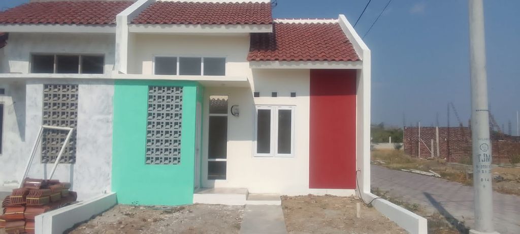 foto tampak rumah tipe Amarylis-A perumahan Mozza Regency