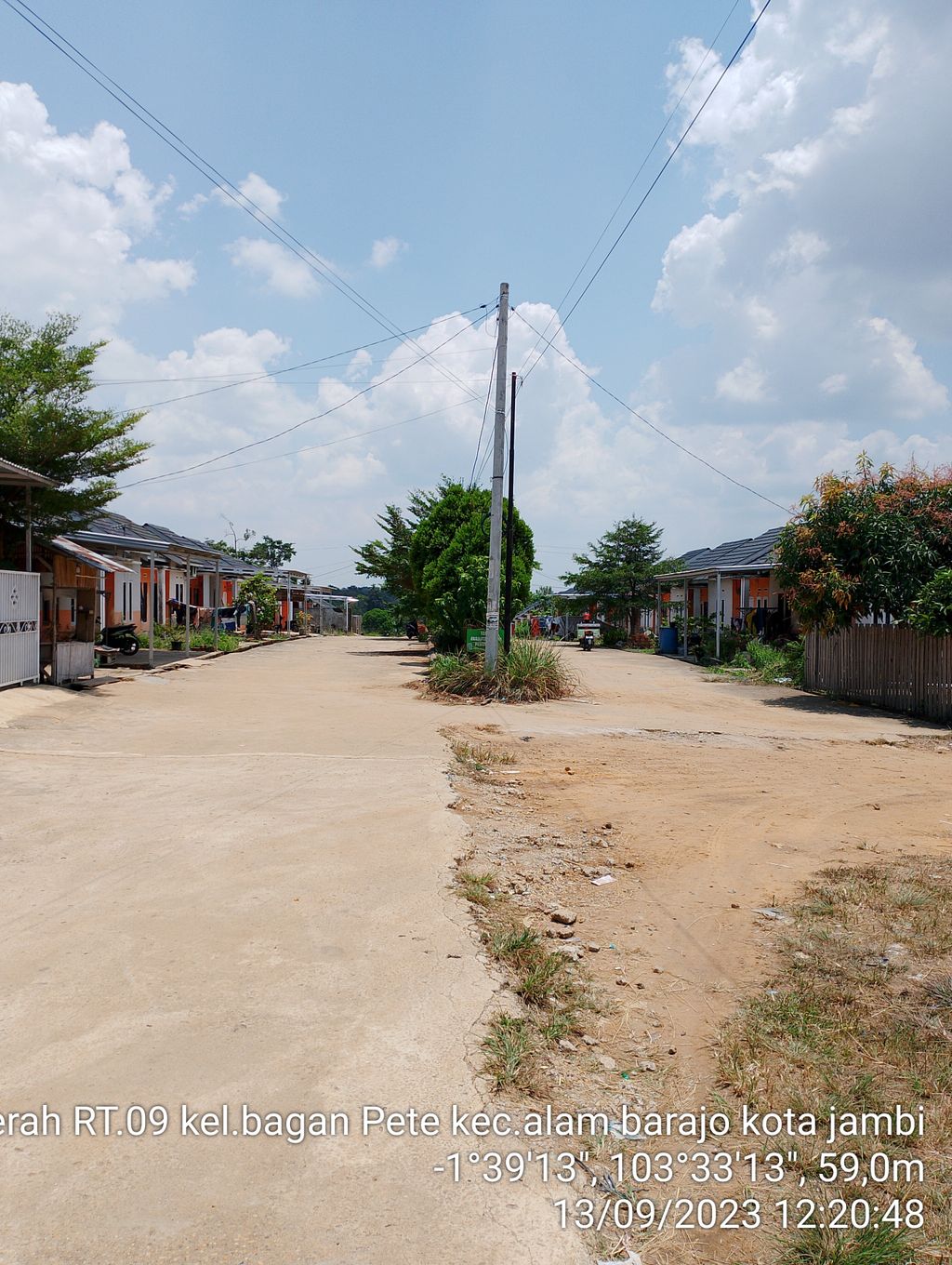 foto posisi tengah perumahan ECHA RESIDENCE 3.
