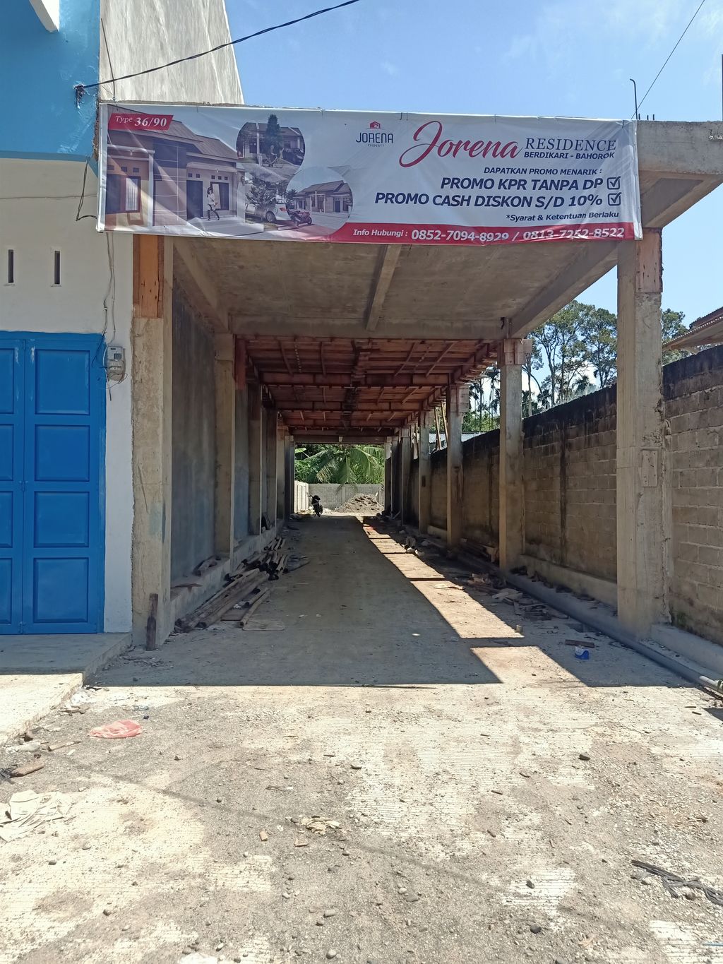 foto gerbang perumahan JORENA RESIDENCE BERDIKARI