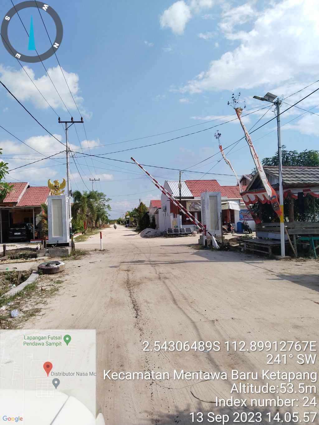foto gerbang perumahan GRIYA ASRI HARMONIS III