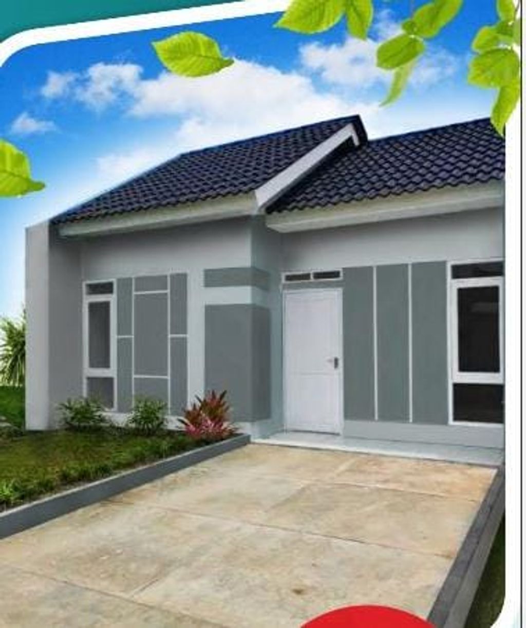 foto tampak rumah tipe ARJUNA 28 perumahan Puri Persada Indah (PPI)