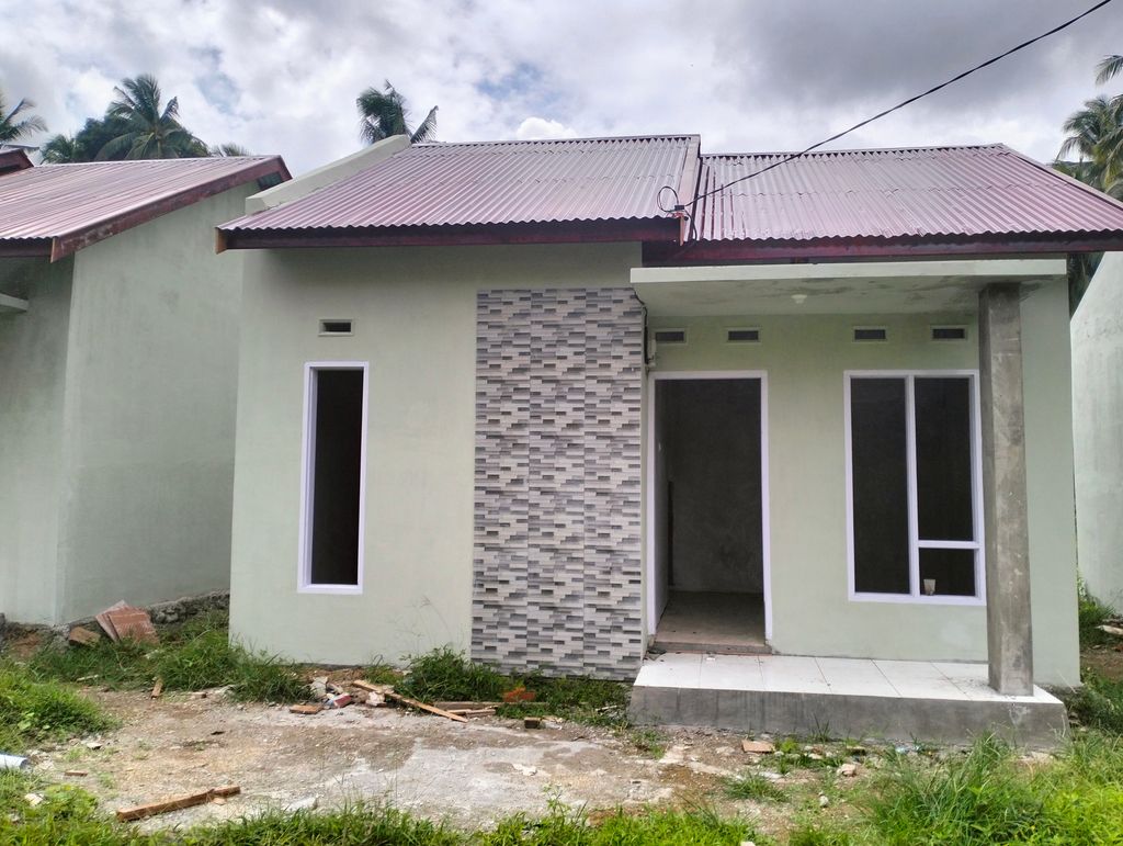 foto tampak rumah tipe 36 perumahan EZKA PERMAI