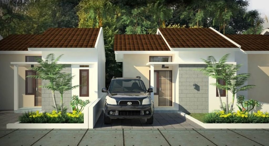 foto tampak rumah tipe 30/80 perumahan BERMIS RESIDENCE TAHAP 2