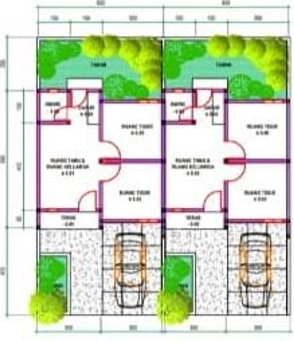 foto denah rumah tipe 36/84 perumahan LONA RESIDENCE