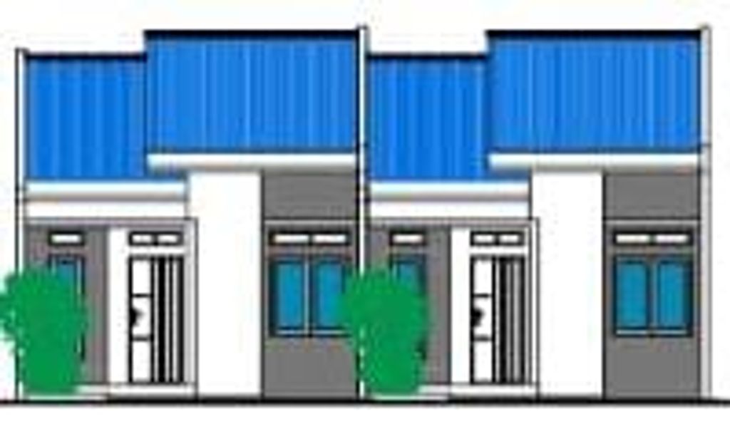 foto tampak rumah tipe 36/72 perumahan LONA RESIDENCE