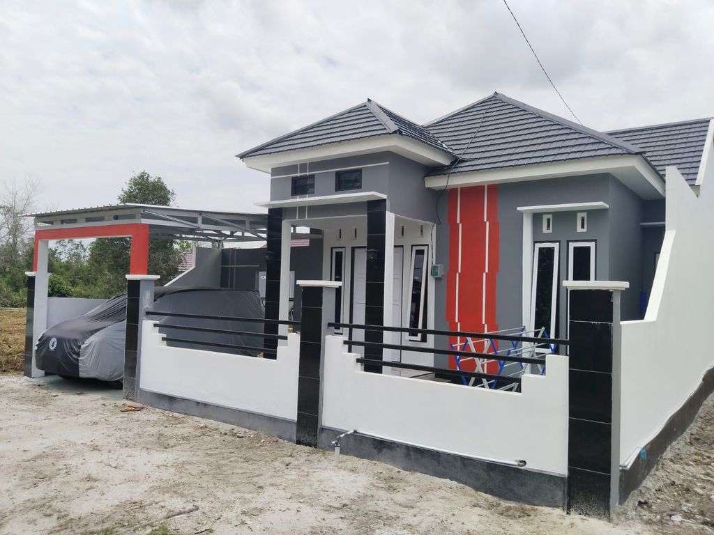 foto tampak rumah tipe KOMERSIL 54 perumahan GRIYA ASRI HARMONIS III