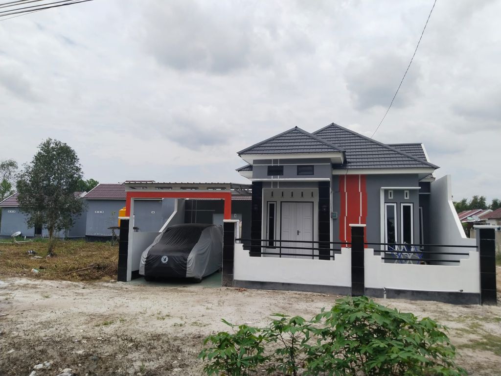 foto tampak rumah tipe KOMERSIL 60 perumahan GRIYA ASRI HARMONIS III