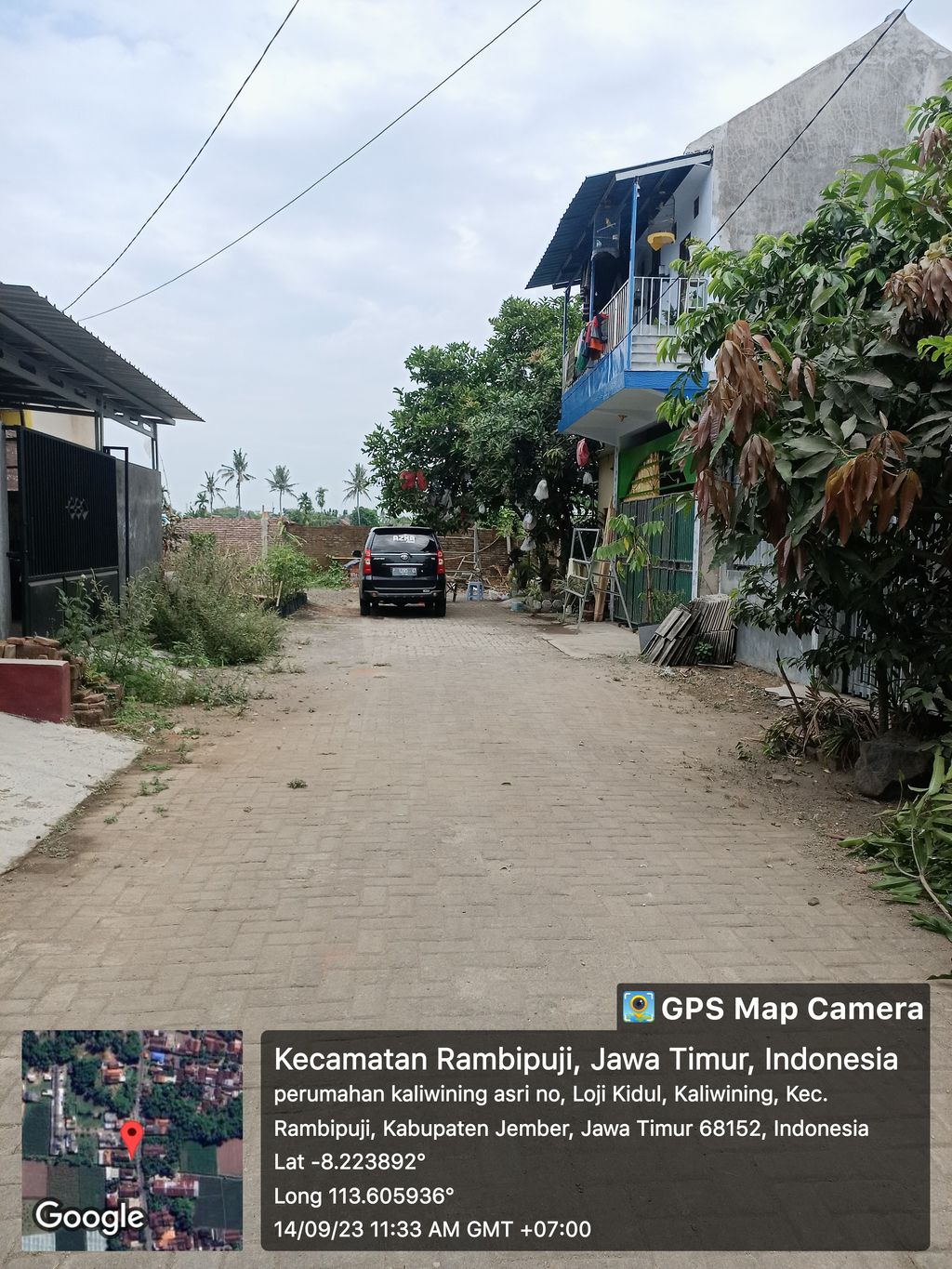 foto posisi tengah perumahan KALIWINING ASRI