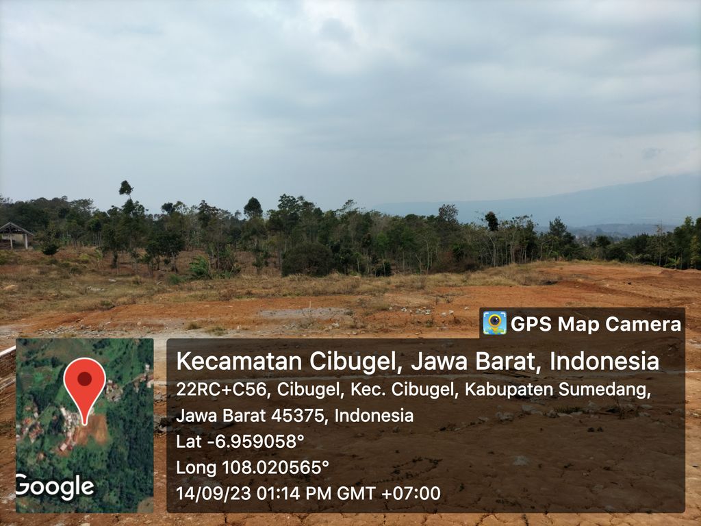 foto posisi tengah perumahan CIBUGEL RESIDENCE