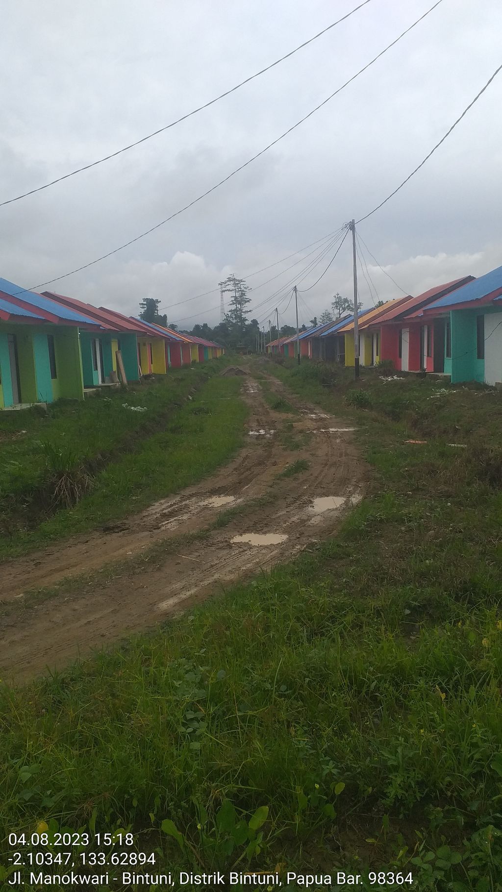 foto posisi tengah perumahan BINTUNI INDAH REGENCY