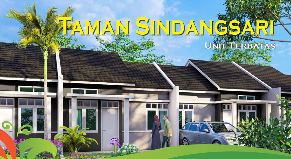 foto tampak rumah tipe 30 perumahan TAMAN SINDANG SARI