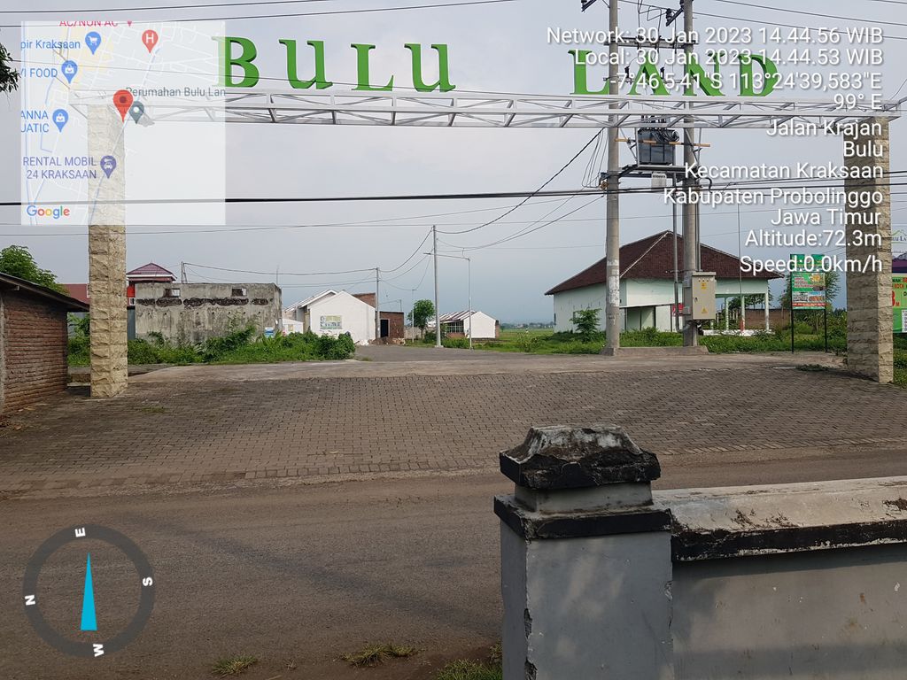 foto gerbang perumahan BULU LAND CLUSTER 2