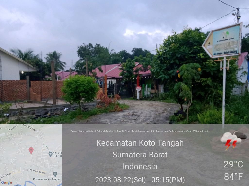 foto gerbang perumahan Pinang baririk IV