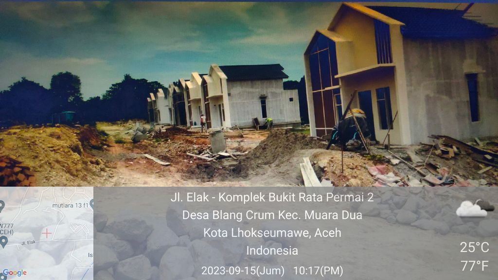 foto posisi tengah perumahan BUKIT RATA PERMAI 2