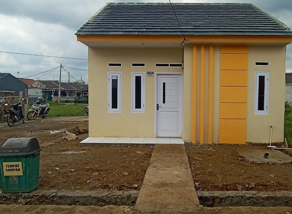 foto tampak rumah tipe 30/60 perumahan AMANAH ASRI II