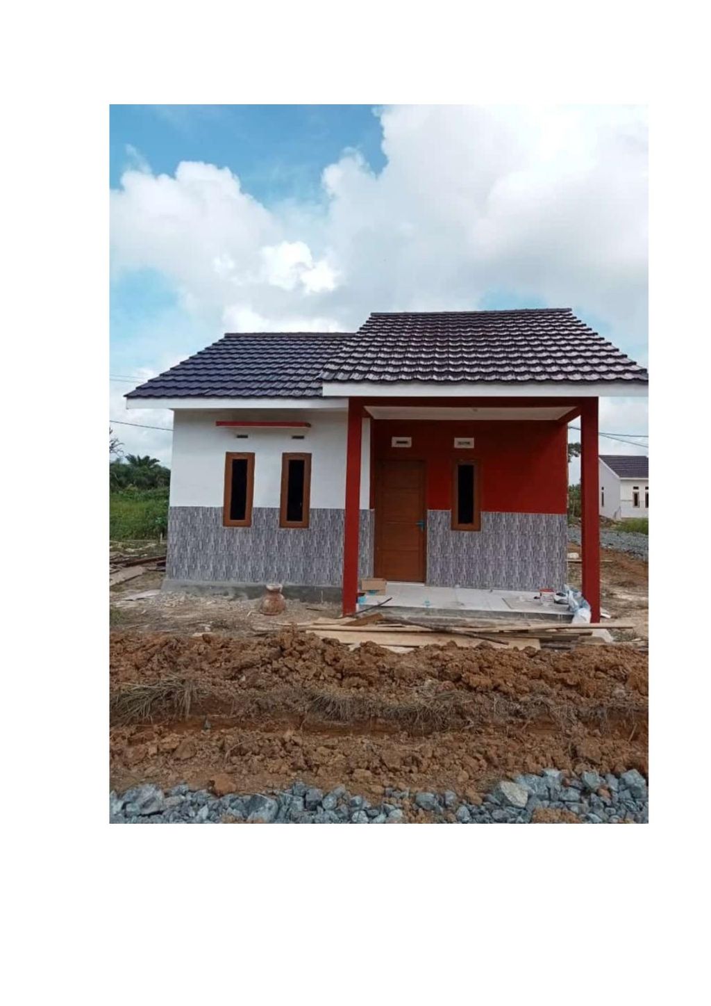 foto tampak rumah tipe 36 perumahan CITRA MEGA PERMAI 3
