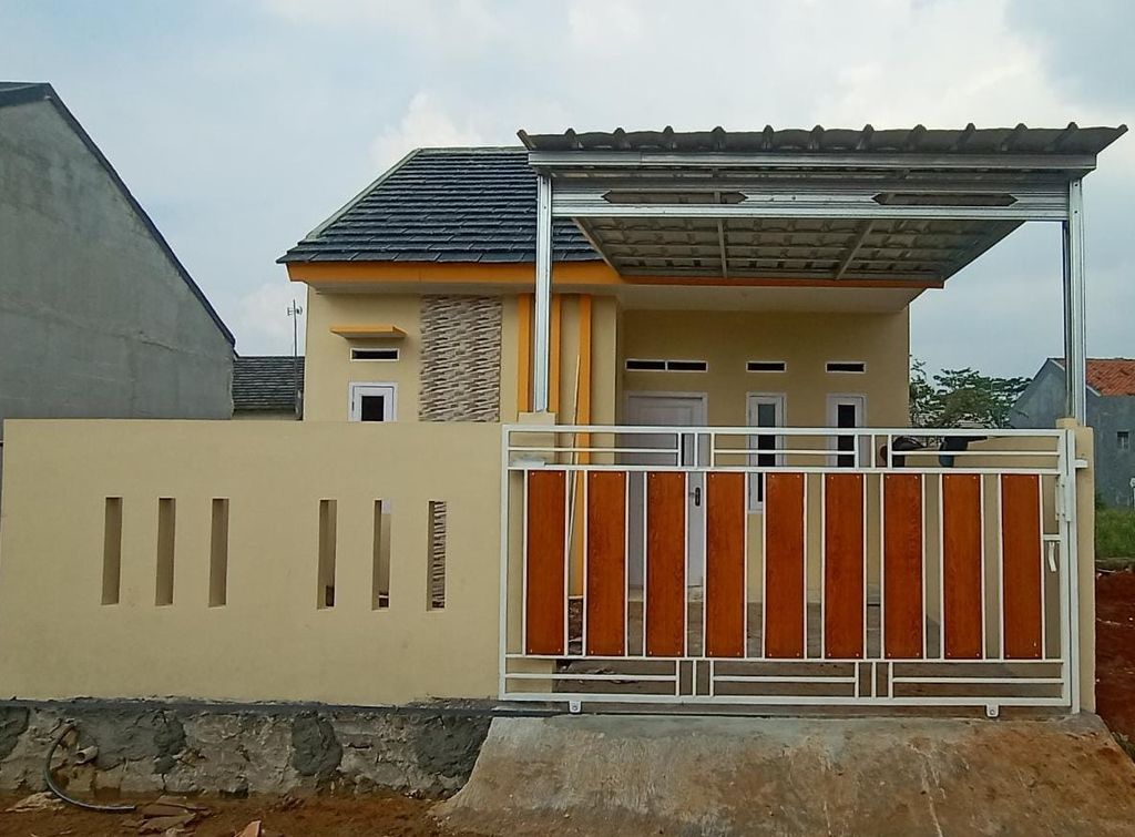 foto tampak rumah tipe 36/60 perumahan AMANAH ASRI II