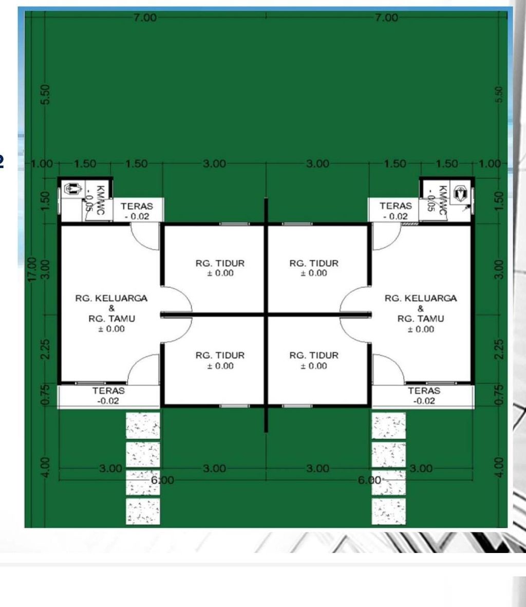 foto denah rumah tipe 36/2023 perumahan BINTUNI INDAH REGENCY
