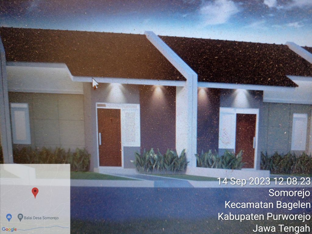 foto contoh rumah perumahan De Rose Cluster