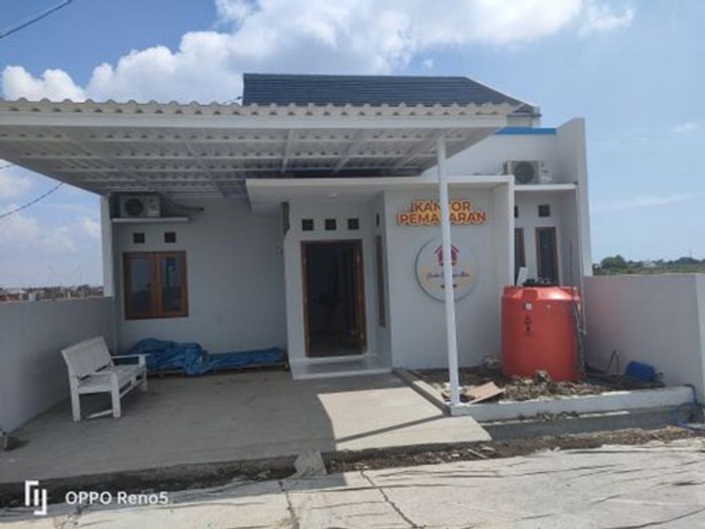 foto tampak rumah tipe 33/66 perumahan GRAHA TEMBAGA ASRI