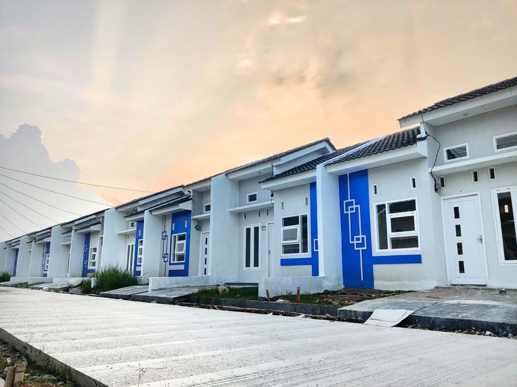 foto tampak rumah tipe Subsidi 2023 new+ perumahan Lemahmulya Indah