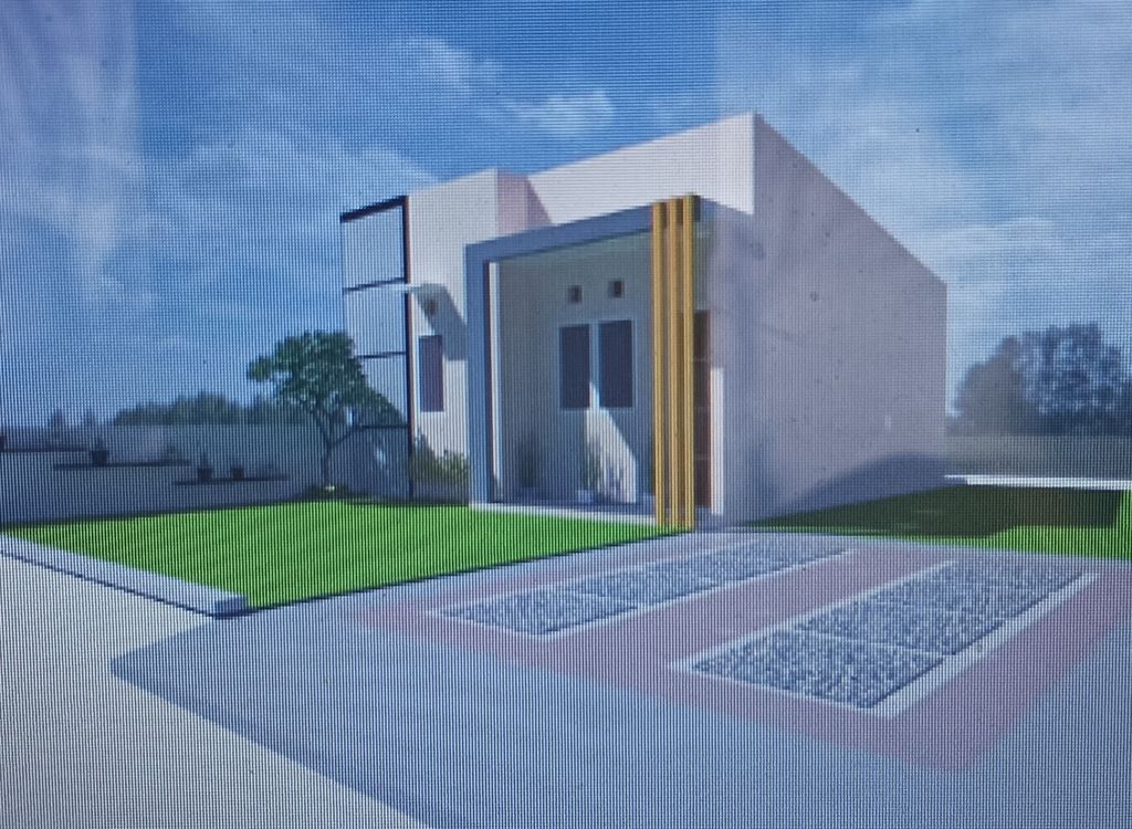foto tampak rumah tipe 36 perumahan VICTORY LAND 2
