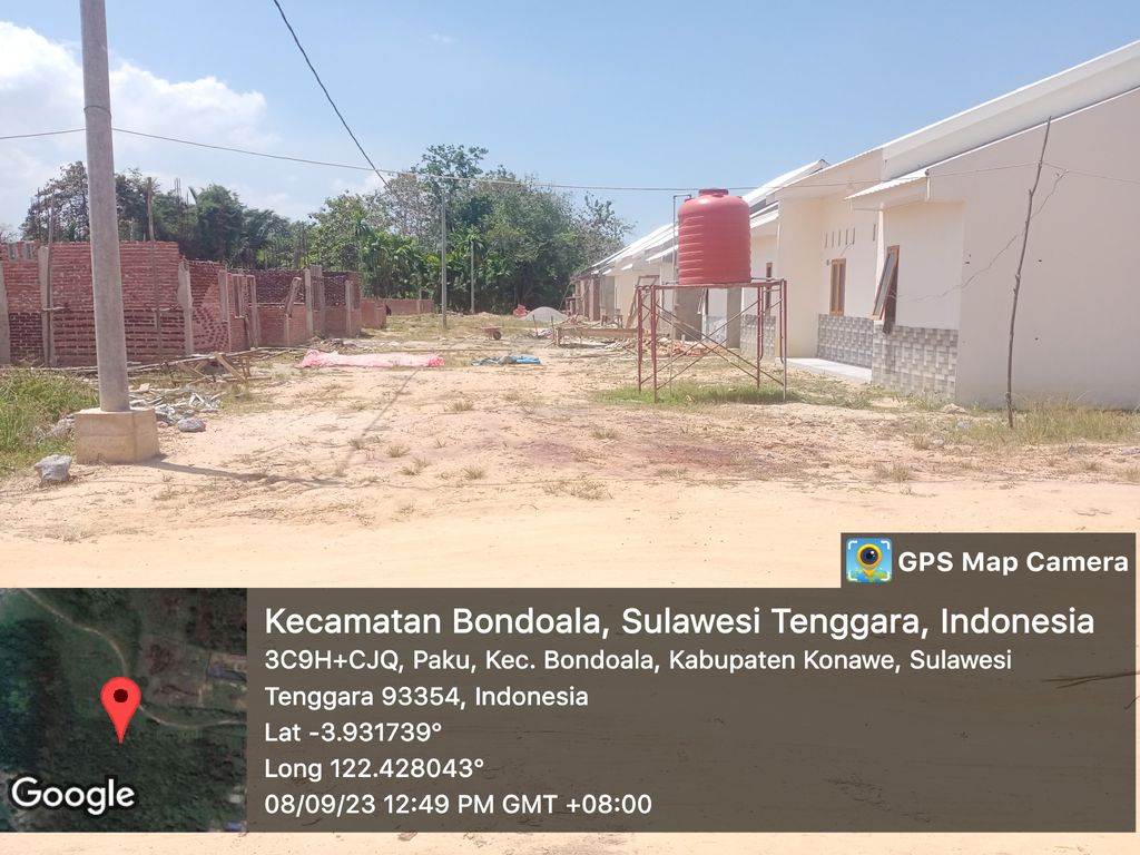 foto posisi tengah perumahan PONDOK INDAH KONAWE