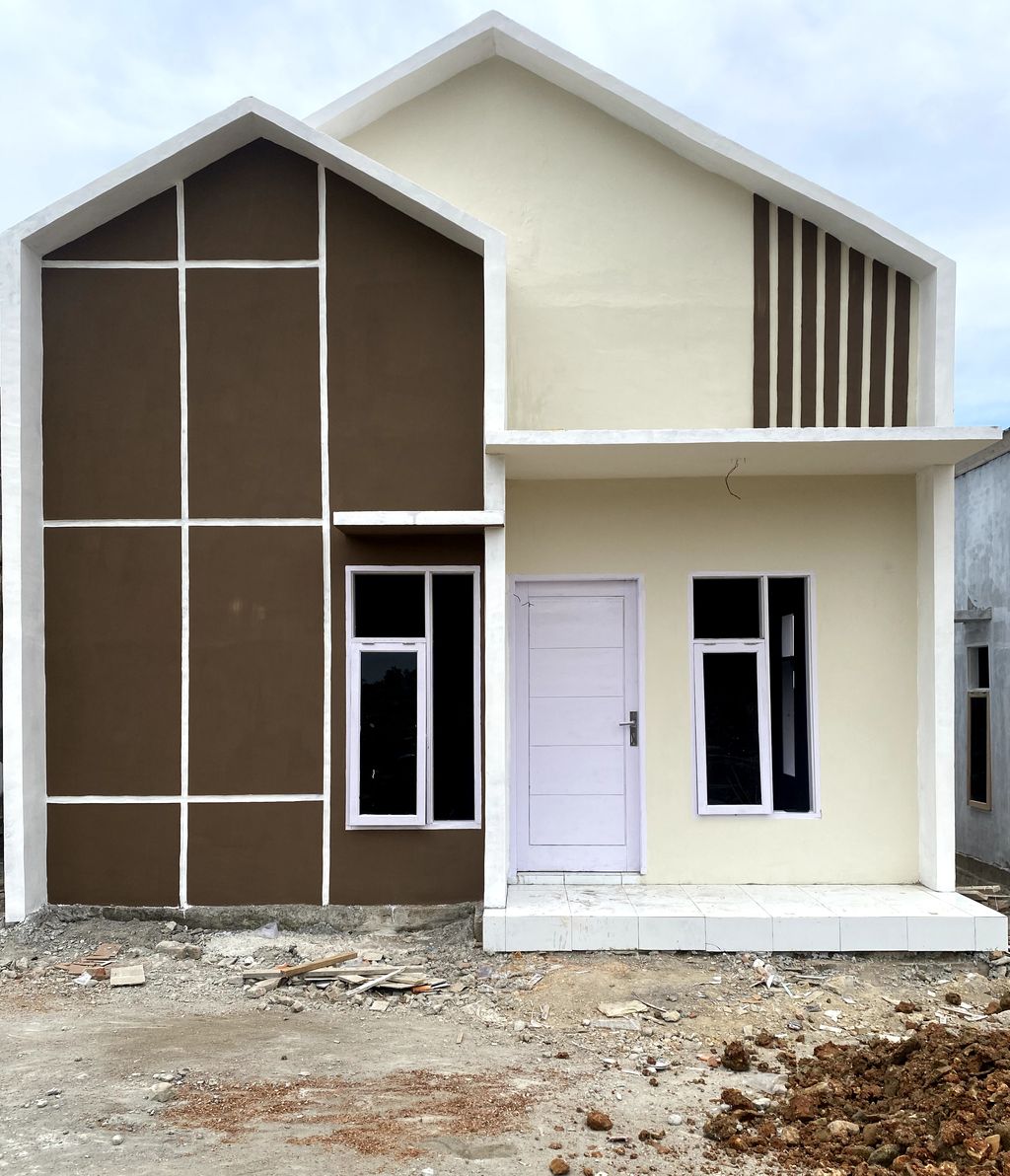foto tampak rumah tipe 36 perumahan BUKIT RATA PERMAI 2