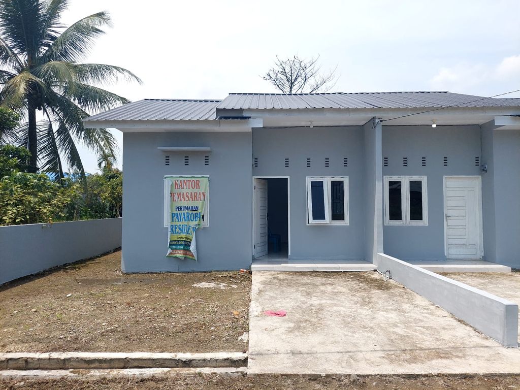 foto tampak rumah tipe 36 perumahan PAYAROBA RESIDENCE