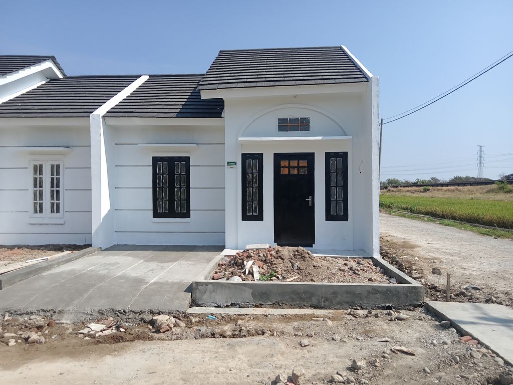 foto tampak rumah tipe 30/60 perumahan TAMAN MUNDU ESTATE