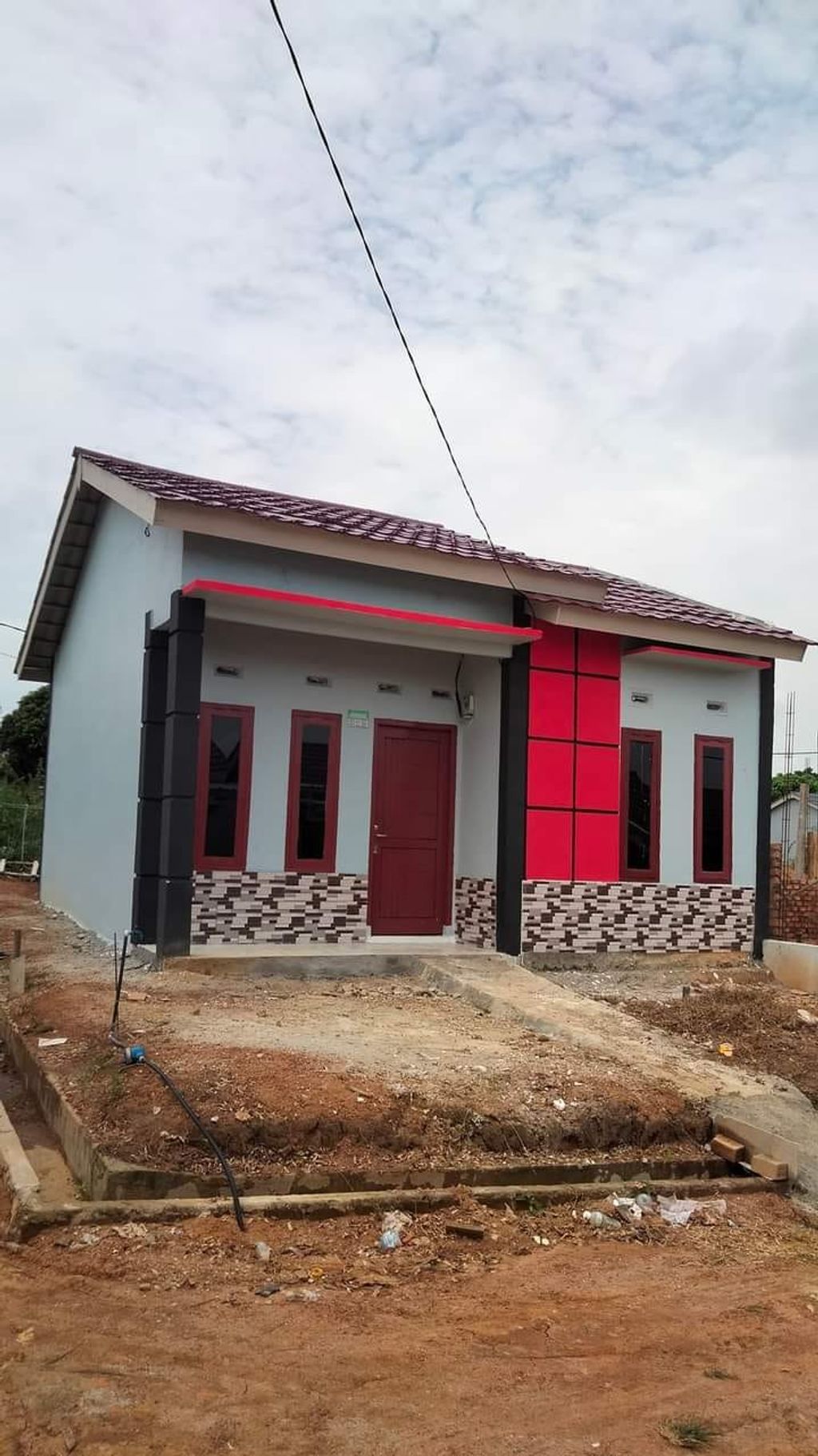 foto denah rumah tipe 36/84 perumahan Perumahan Griya Adipura