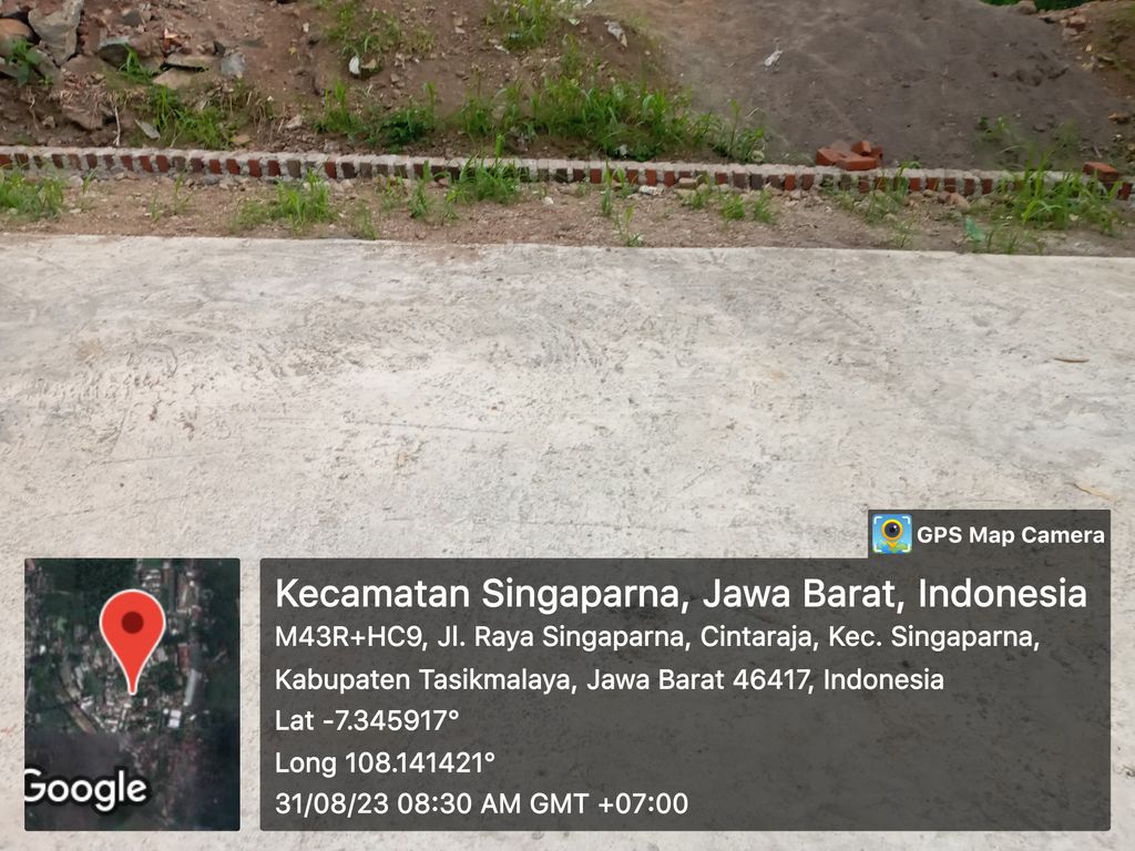 foto posisi tengah perumahan PURI CINTARAJA ASRI TAHAP 2