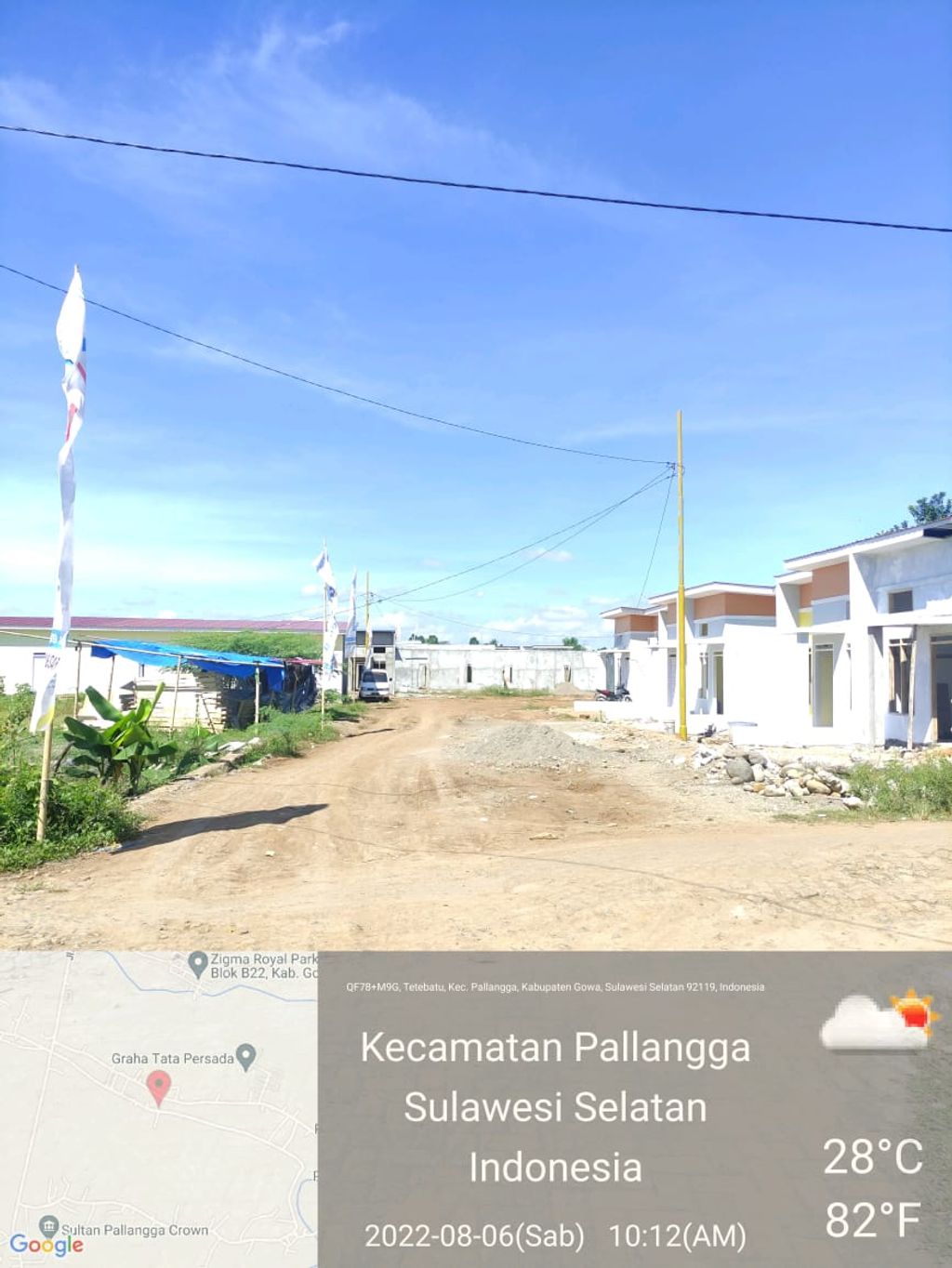 foto posisi tengah perumahan PUTRA PRATAMA RESIDENCE TAHAP 3