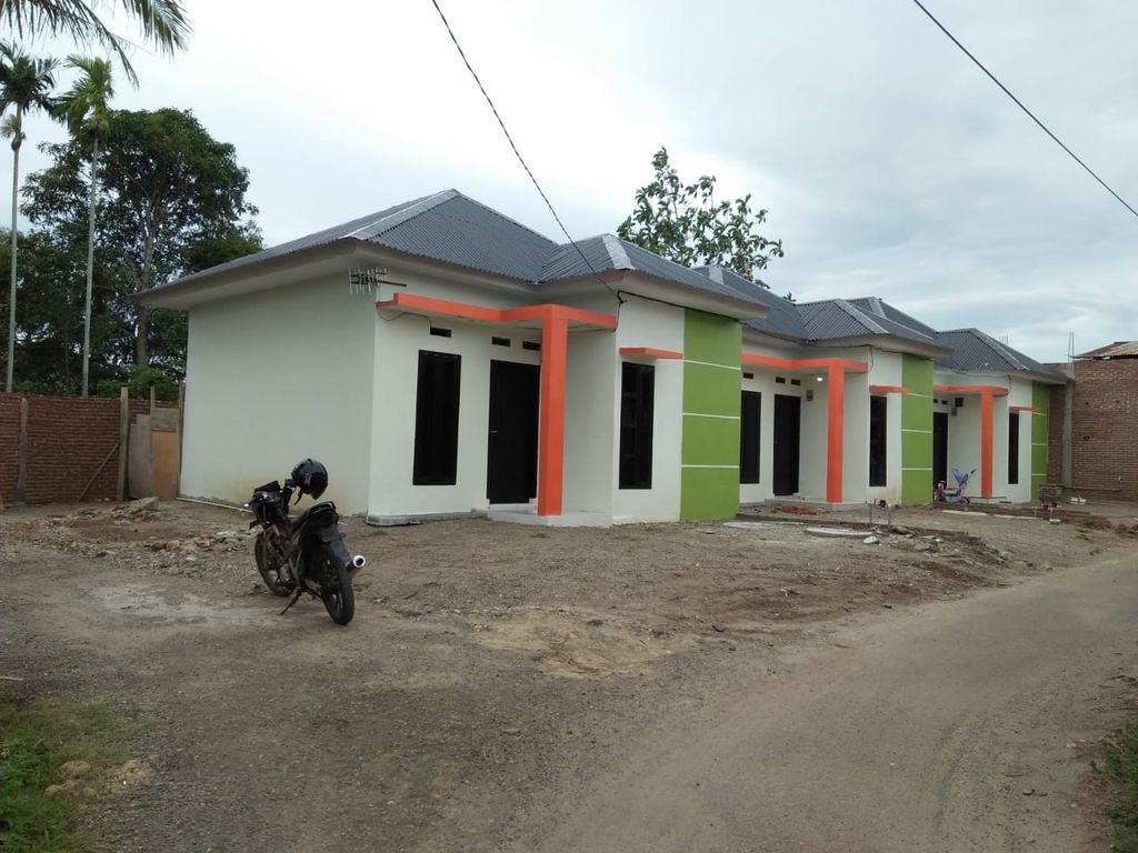 foto tampak rumah tipe 36 perumahan Griya Lampeudaya
