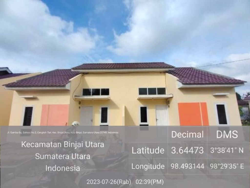 foto posisi tengah perumahan Puri Amerta Tahap 2.4