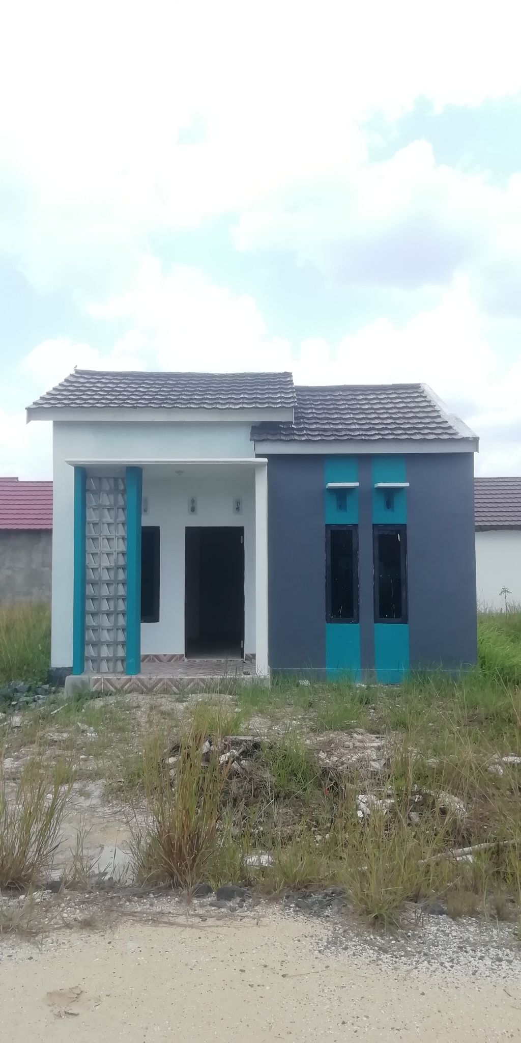 foto tampak rumah tipe 36 SUBSIDI perumahan Permata ulin residence