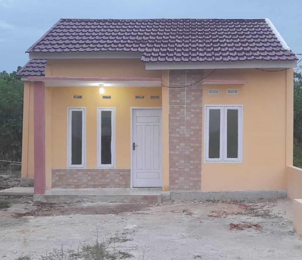 foto tampak rumah tipe 36/108 perumahan PERUMAHAN GRIYA HALIMAH II