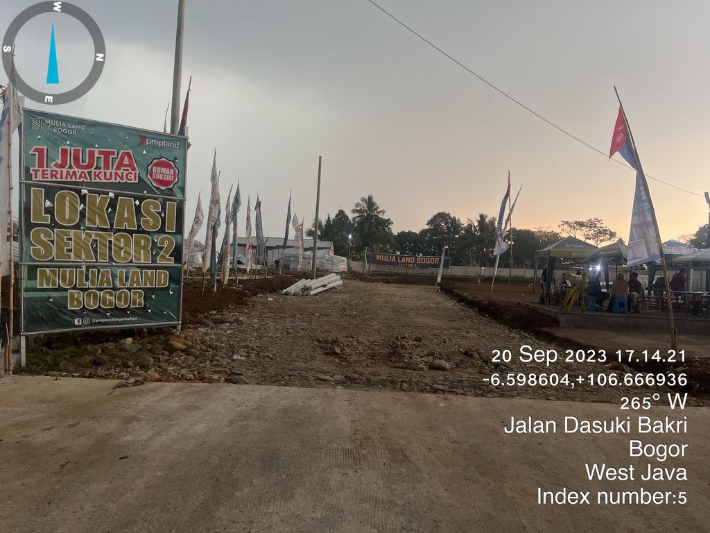 foto gerbang perumahan MULIA LAND BOGOR SEKTOR 2