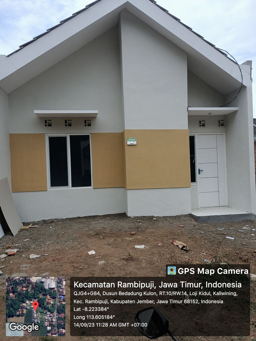 foto tampak rumah tipe Subsidi 30 perumahan KALIWINING ASRI